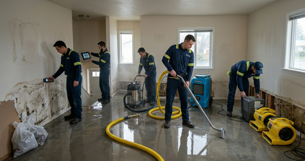 Basement Water Damage Restoration service