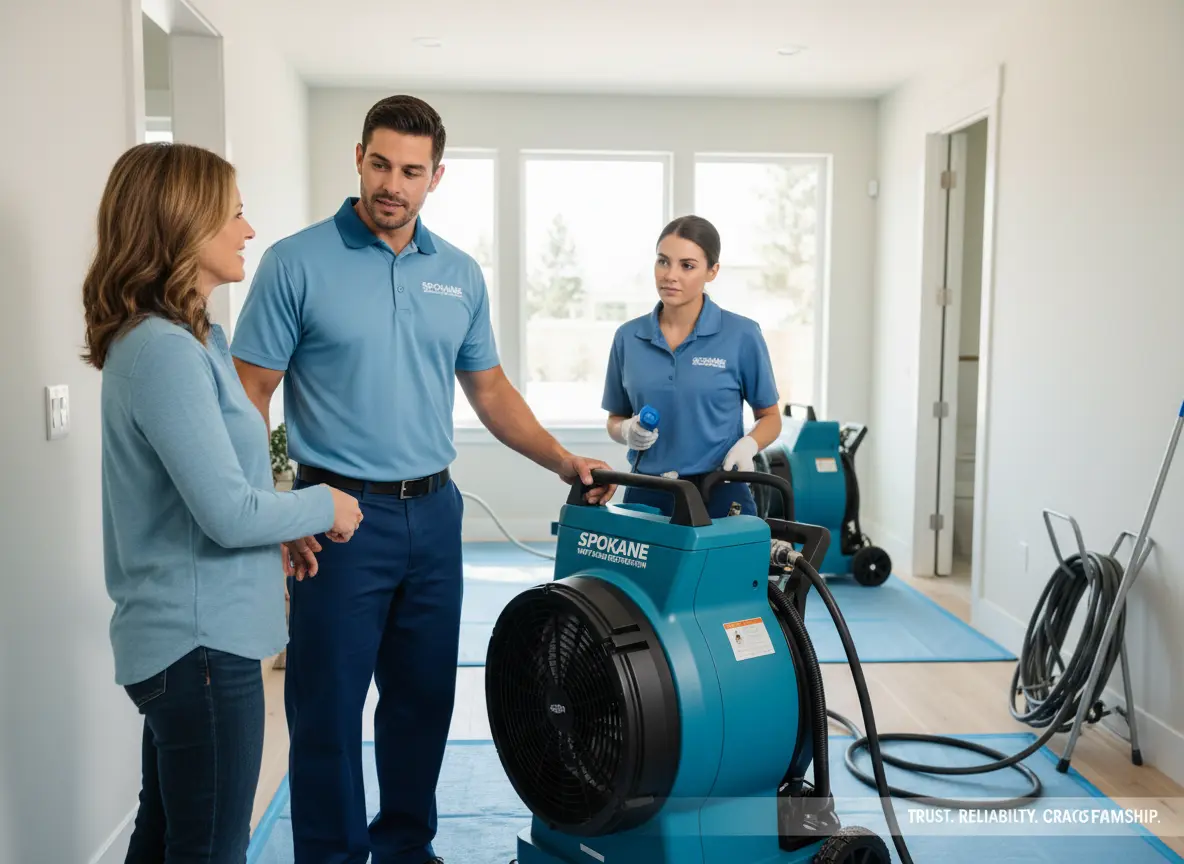 Burst Pipe Damage Cleanup in Spokane, WA