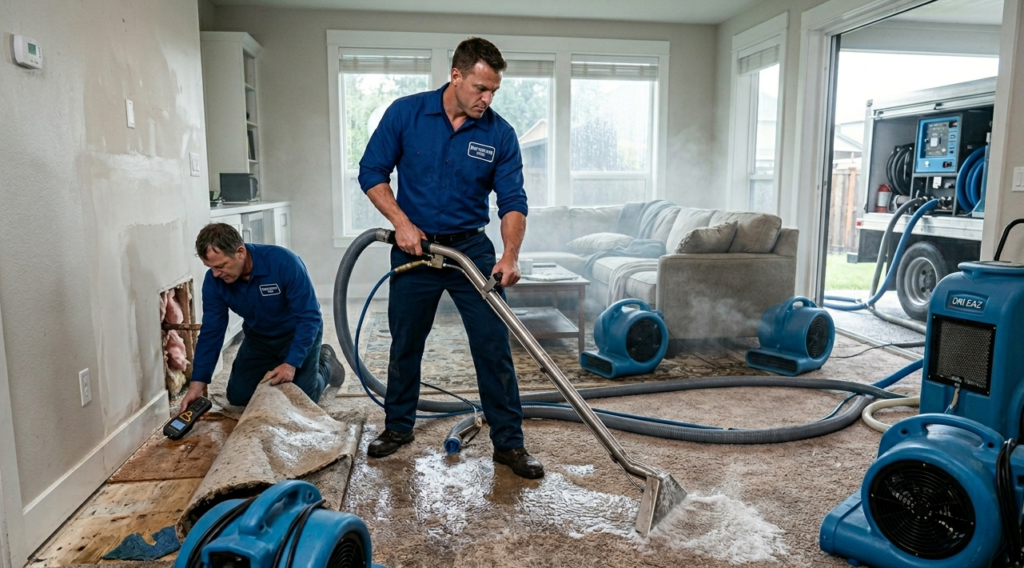 Water Extraction & Drying Process